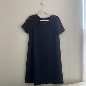 Black Dress with Sleeves with Keyhole Cutouts Size M